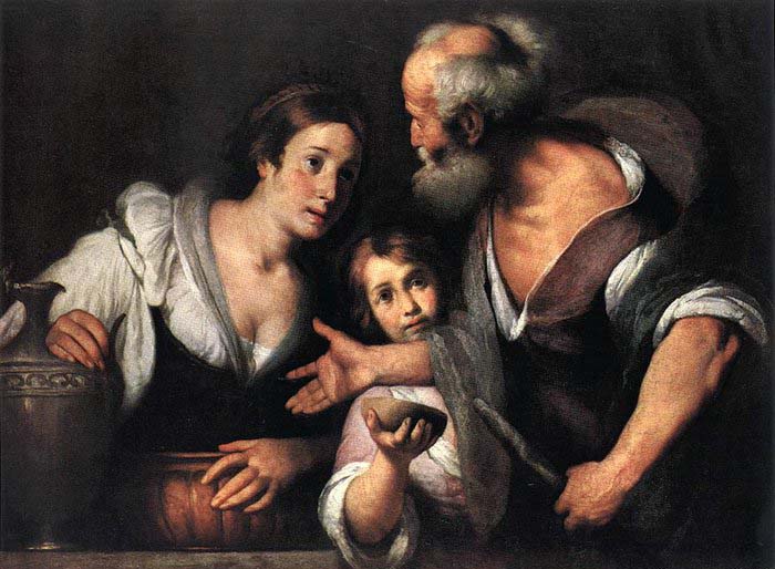 Prophet Elijah and the Widow of Sarepta
